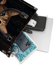 Gilded Peep Leather Handbag