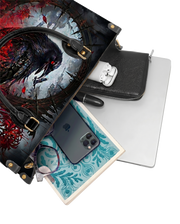Raven Lycoris Leather Handbag
