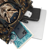Stellar Owl Leather Handbag