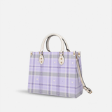 LilacDew Leather Handbag