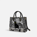 Dark Prowl Leather Handbag