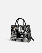 Dark Prowl Leather Handbag
