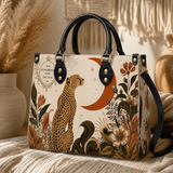 Lunar Cheetah Leather Handbag