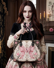 Heartlace Leather Handbag