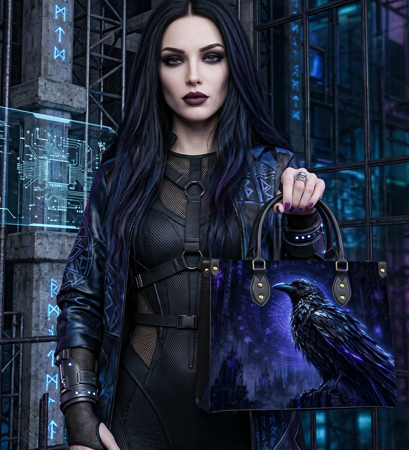 Voidraven Leather Handbag
