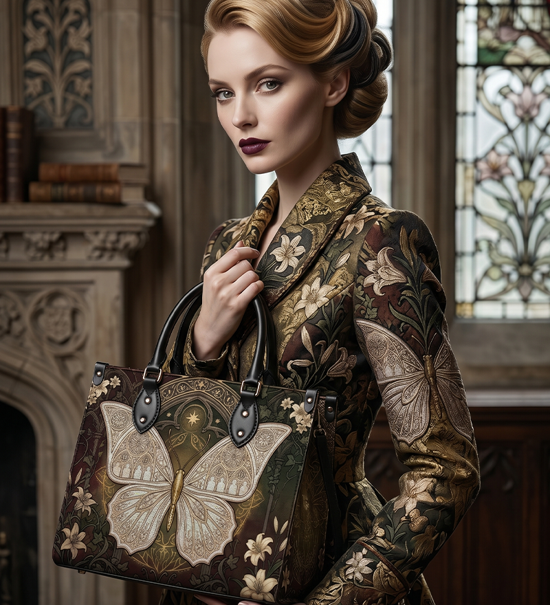 Arc Leather Handbag