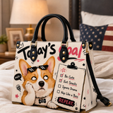 Corgi Manifesto Leather Handbag