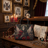 Deadman's Rose Leather Handbag