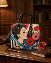 City Glam Leather Handbag