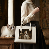 CatMenina Leather Handbag