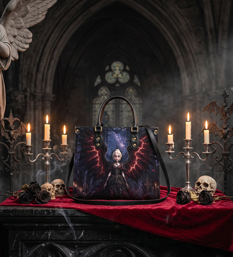 "Nightveil" Leather Handbag