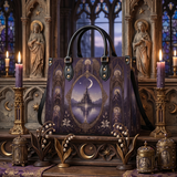 Celestial Leather Handbag