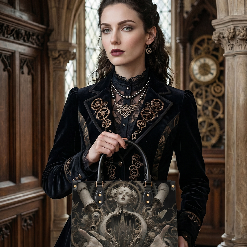 Cathedral Leather Handbag