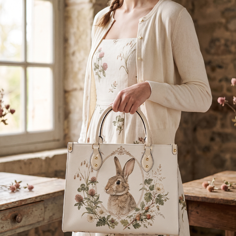 Lapinelle Leather Handbag