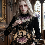Trapisserie Leather Handbag