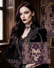 Through fragrance Leather Handbag