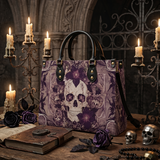 Through fragrance Leather Handbag