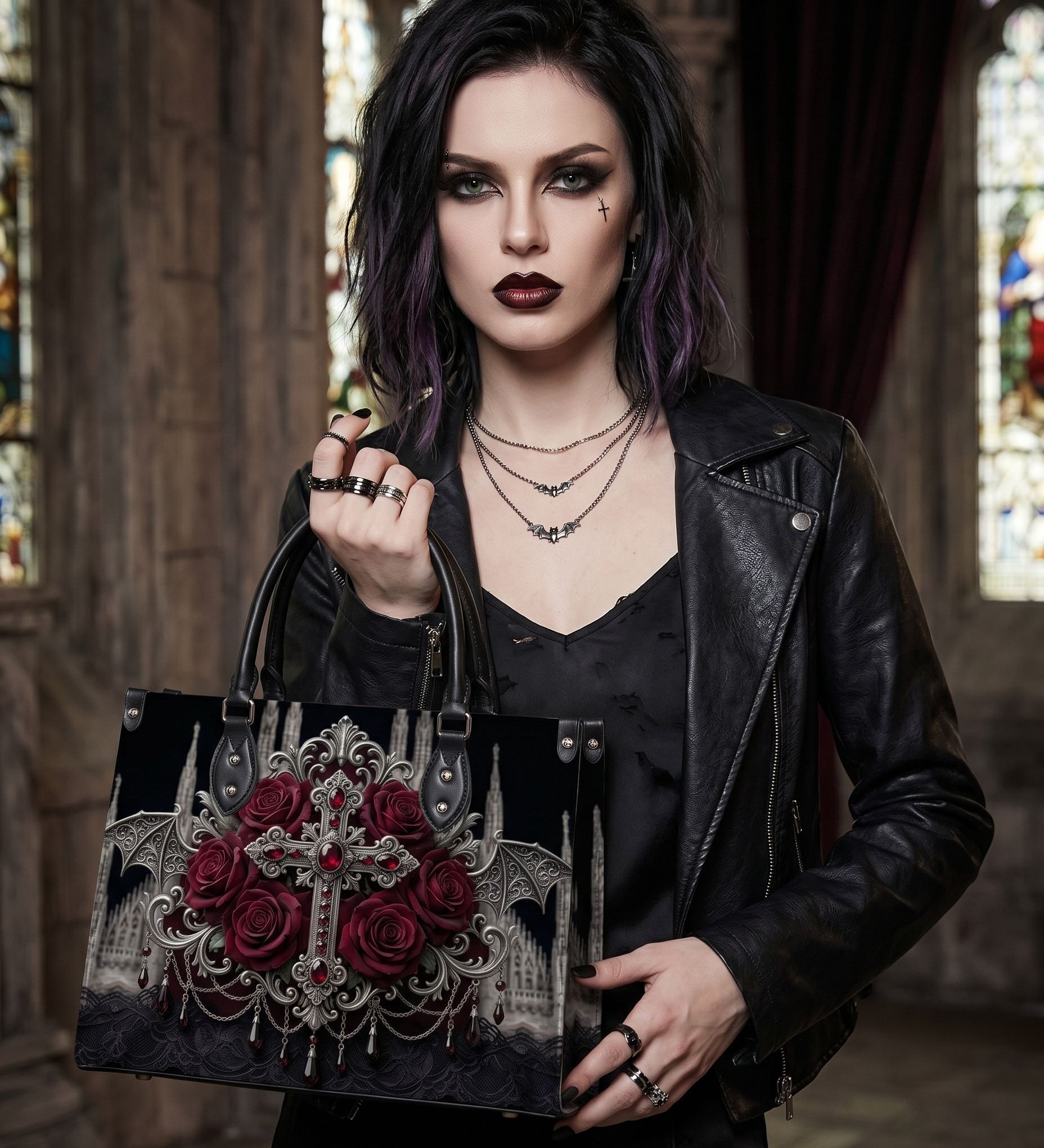 "Carmilla" Leather Handbag