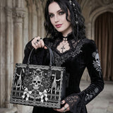 Bow tie Leather Handbag
