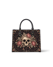 Lace Bone Leather Handbag