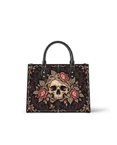 Lace Bone Leather Handbag
