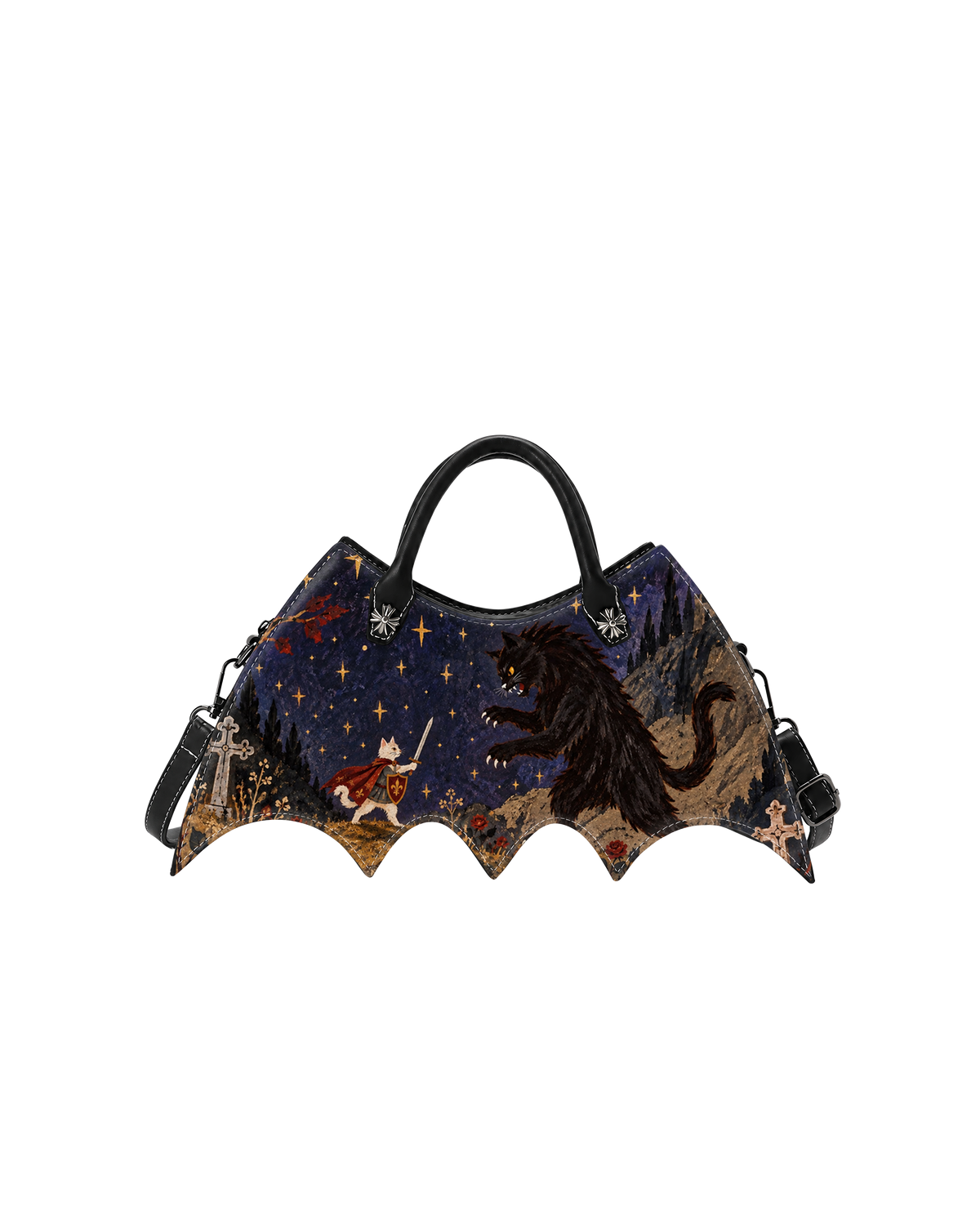 Red Cloak bat wing bag