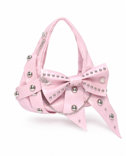 Sweet Chaos Rivet Bow Hobo
