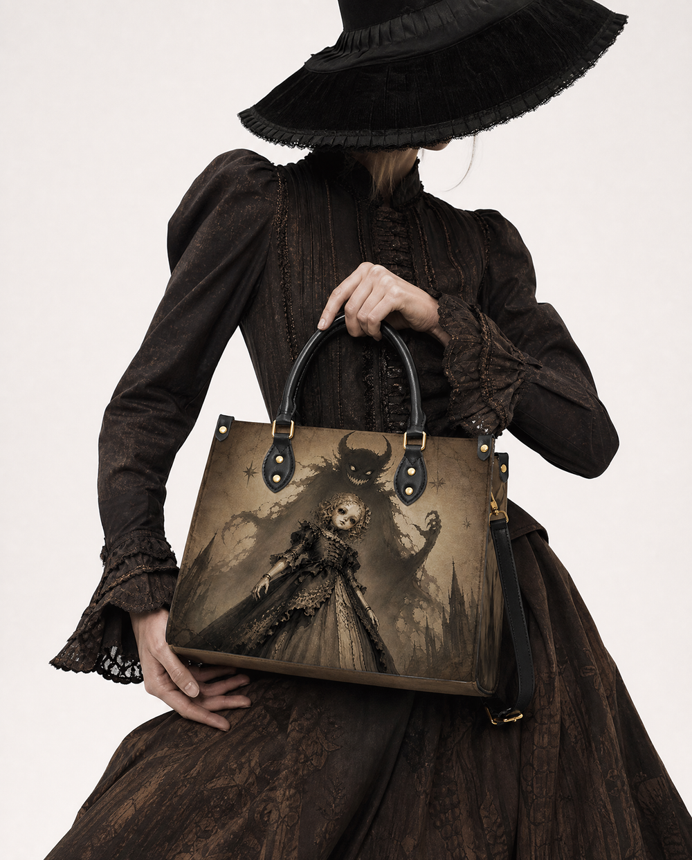 Duskwarden Leather Handbag