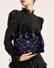 Amethystra Leather Handbag