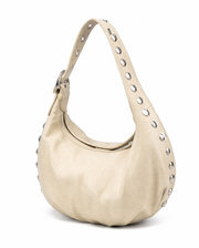 Moonlit Nude Crescent Bag