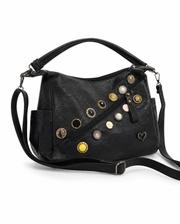 Vintage Button Crossbody