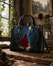 Midnight Redhood Leather Handbag