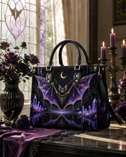 Gem Bat Leather Handbag