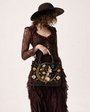 Moon Goddess Leather Handbag