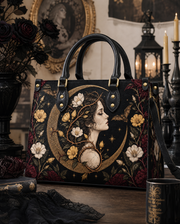 Moon Goddess Leather Handbag