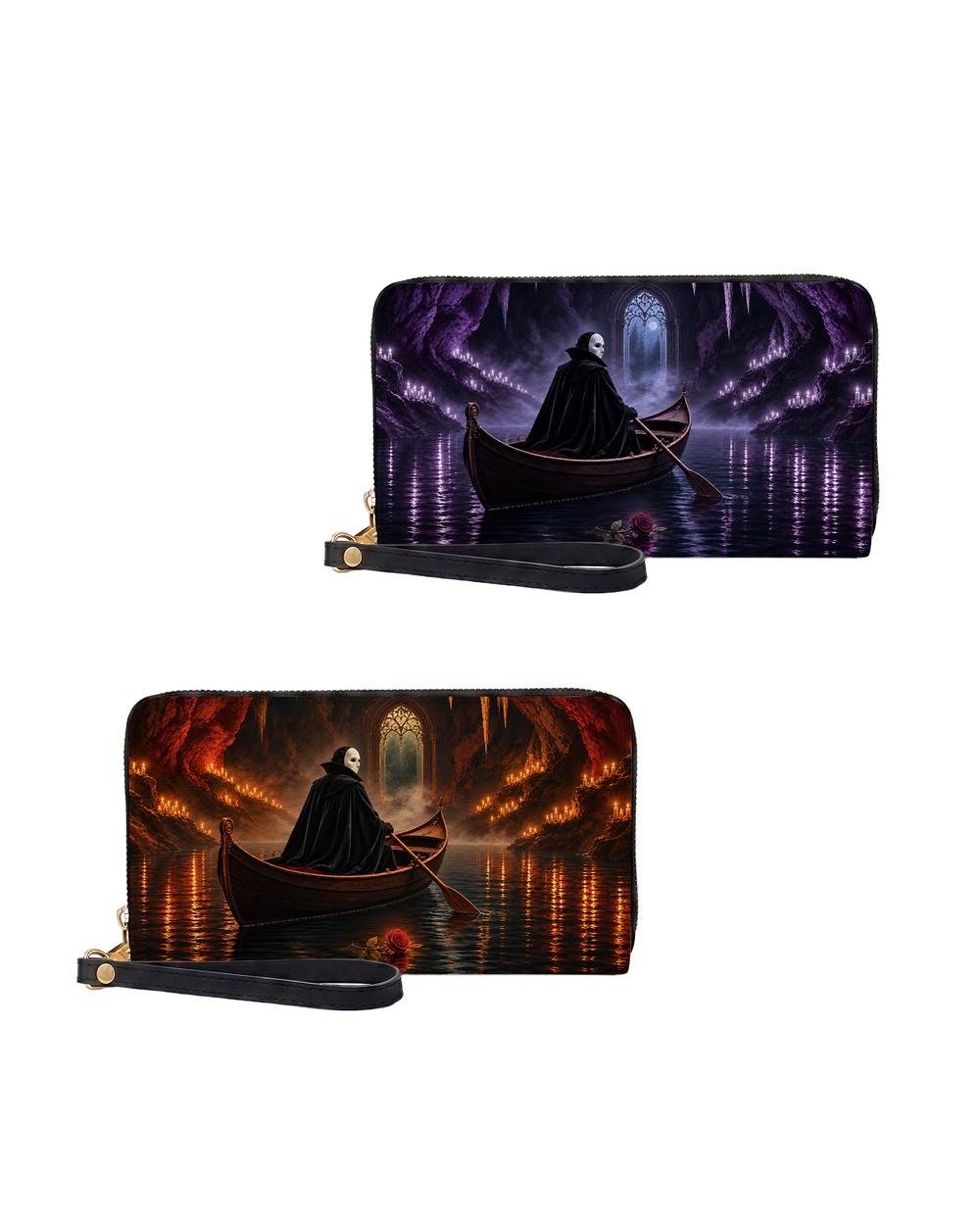 Styx Long Zip Wallet