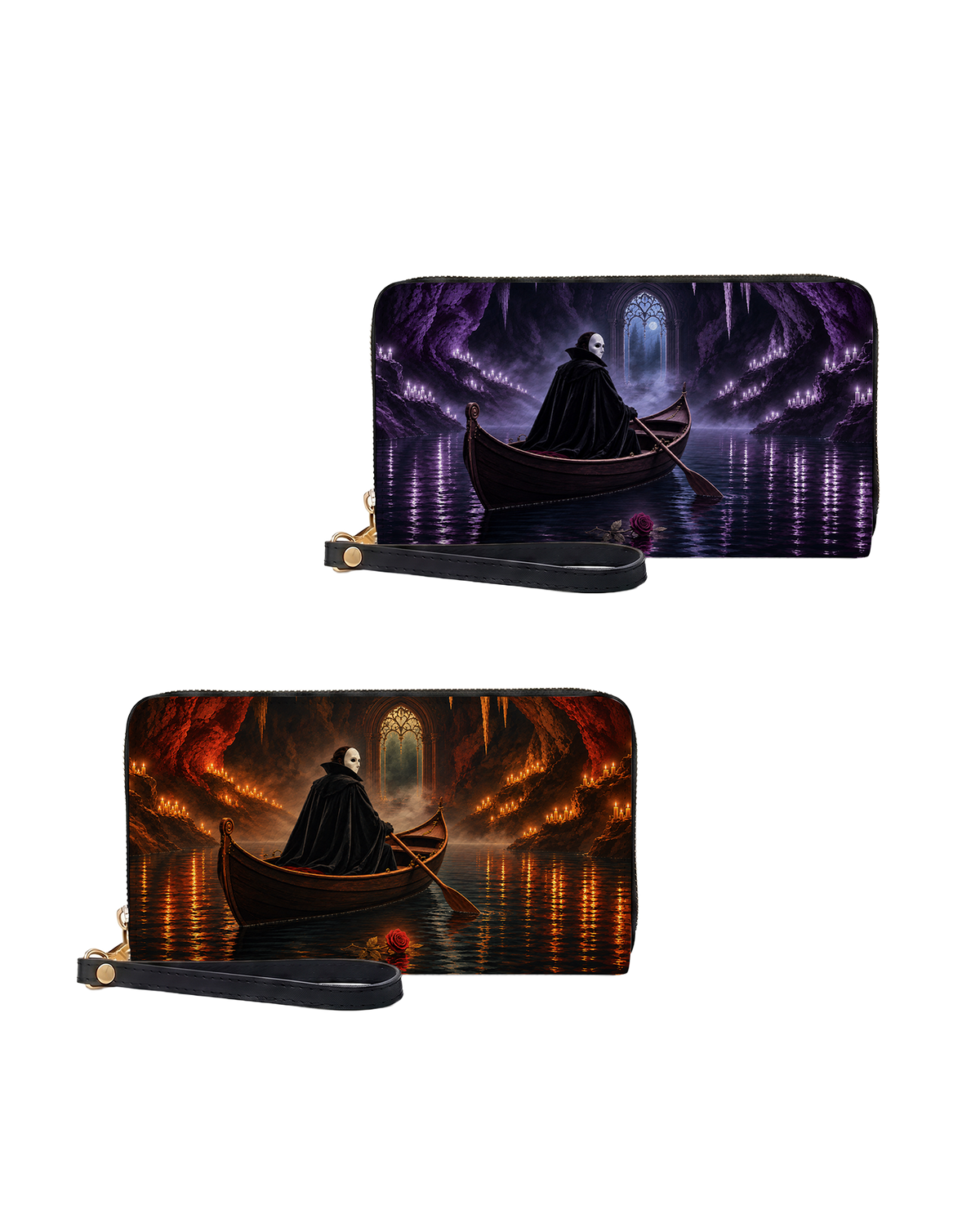 Styx Long Zip Wallet