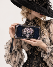 Lily Ossuary Long Zip Wallet