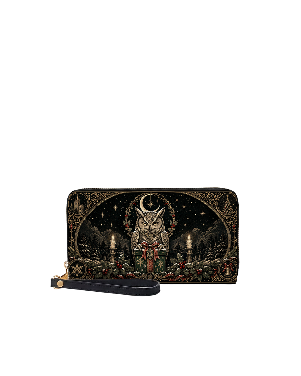 Owl's Gift Long Zip Wallet