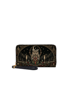 Owl's Gift Long Zip Wallet