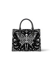 Twilight Plume Leather Handbag