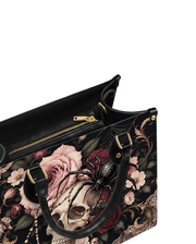 Widow's Web Leather Handbag