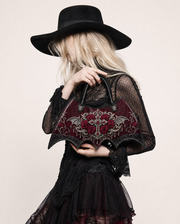 Crimson Covenant Bat Wing Bag