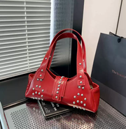 Bratz-Inspired Red Studded Bag
