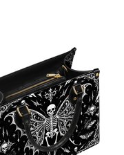 Twilight Plume Leather Handbag