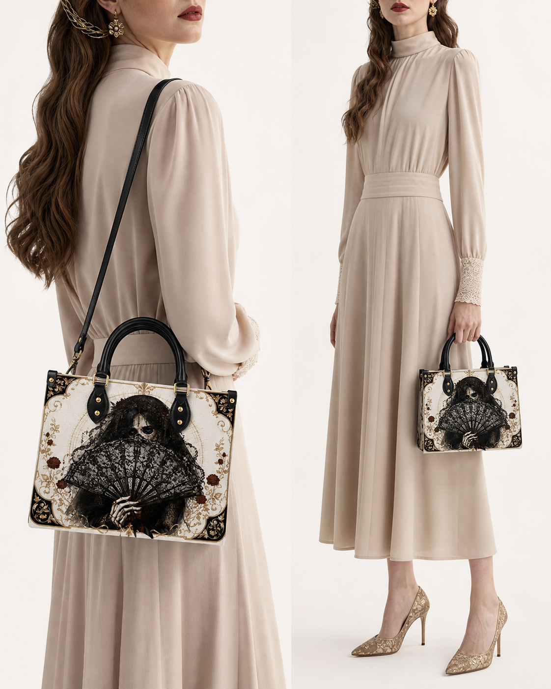 Masquerade Leather Handbag