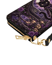 Vespercat  Long Zip Wallet