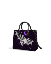 Night Wing Leather Handbag