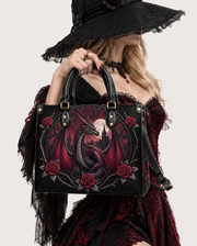 Night Dracon Leather Handbag