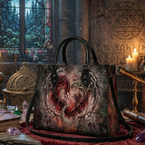 Ember Wings Leather Handbag